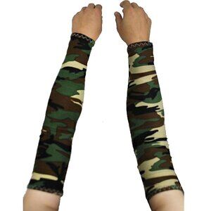 Camouflage Camo Arm UV Protection Golf Driving Outdoors Sleeve Set of 2